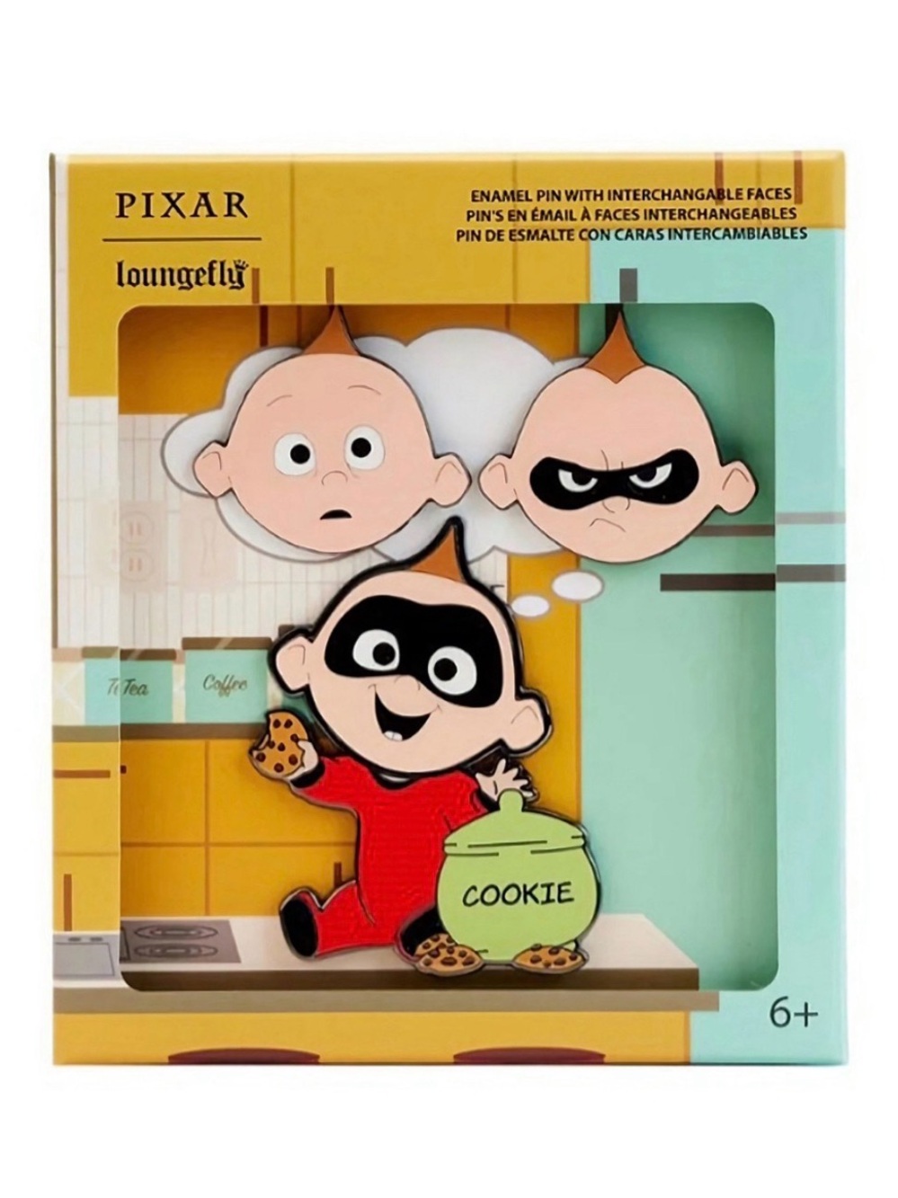 The Incredibles Jack Jack Mixed Emotions Interchangeable Pin Set NEW